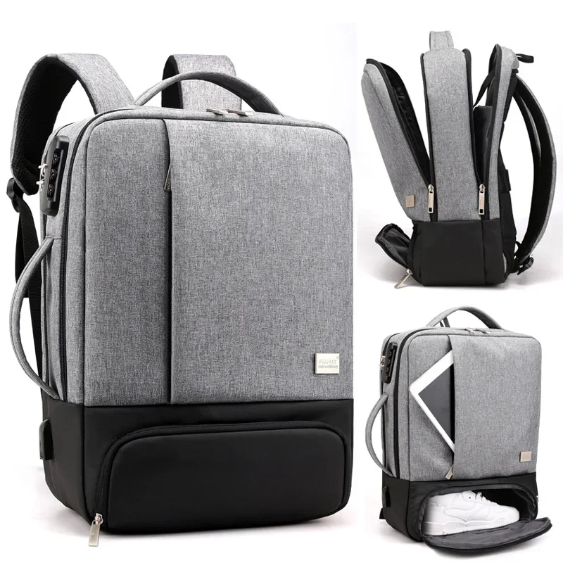 Mens Backpack Laptop Backpacks 17 Inch 15.6'' Anti Theft Male  Notebook Trip Back Pack Office Women Travel Bagpack mochila bolso