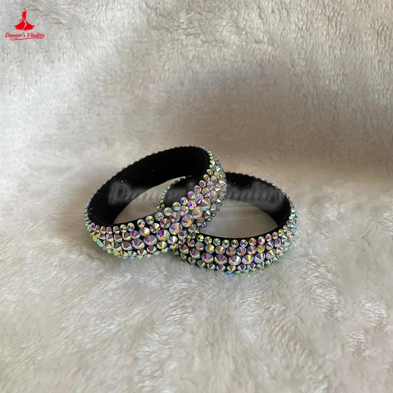 New Belly Dance Bracelet Drill Bracelet Stone Jewelry Hand Cuff Cuff Bellydancing Oriental Dance Accessories Bracelet