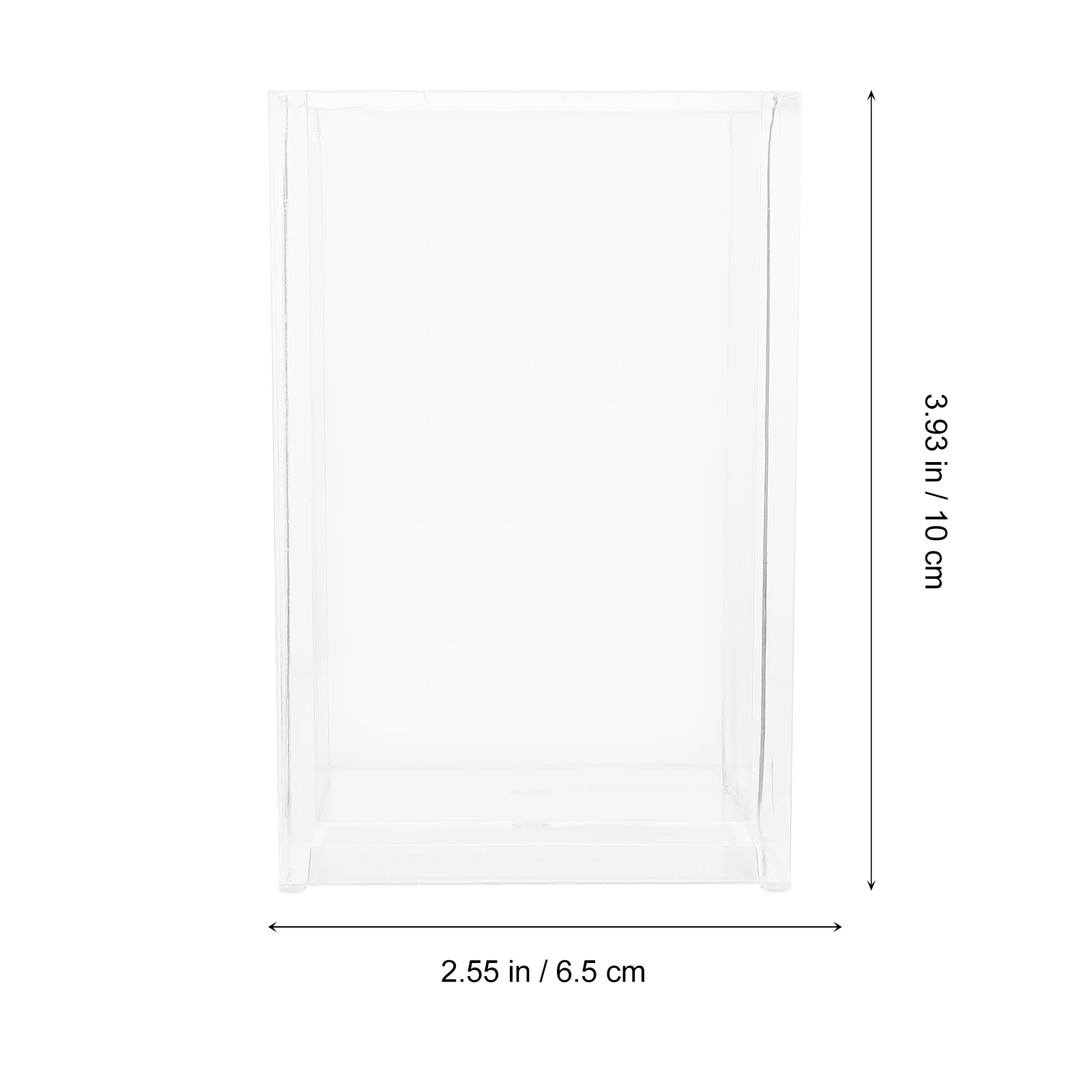 

1Pc Acrylic Transparent Multifunctional Pen Holder Desktop Organizer Makeup Brush Holder Pencil Storage Office School Supply