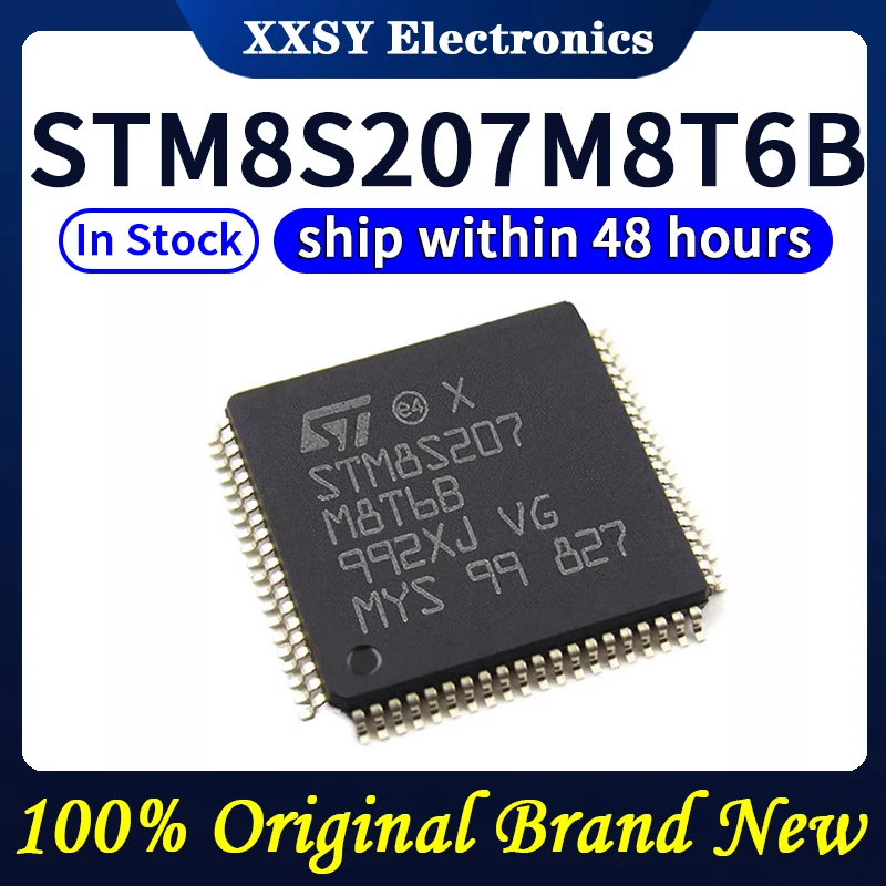 STM8S207M8T6B متوفر جودة عالية وأصلي جديد