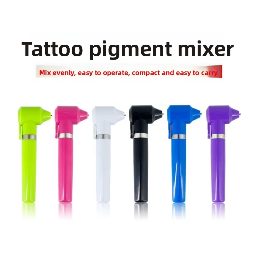 

Tattoo Ink Mixer High Quality Tattoo Machine Supply with 5 Sticks Mixing Permanent Makeup Black Purple Blue Tattoo Ink Mixers