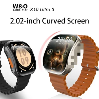 Smart Watch X10 Ultra3 Android Only Bluetooth Phone Watch Heart Rate Health Monitoring and Multiple Sports Modes No SIM Card