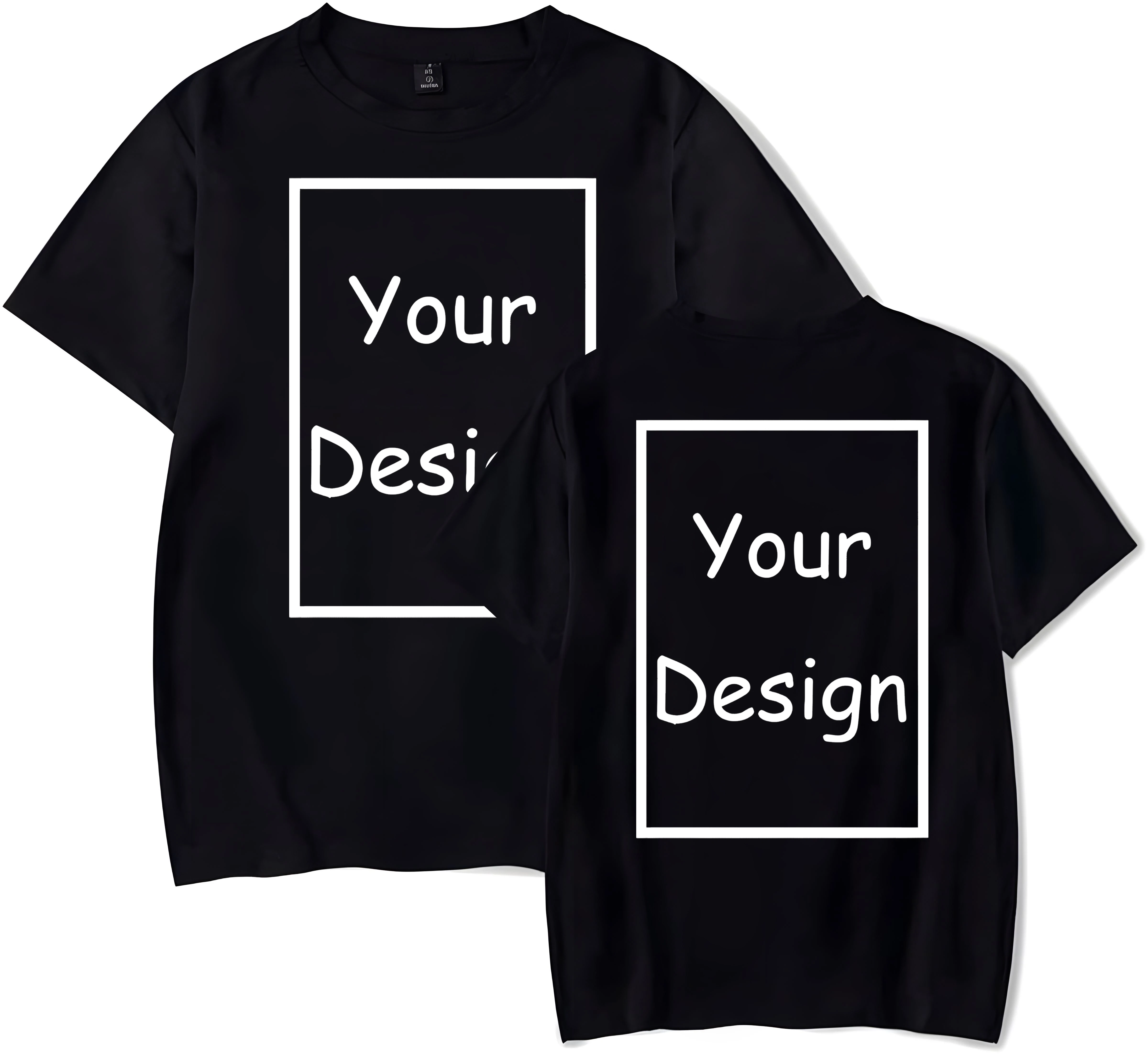 

Custom T Shirts for Men Personalized Gifts Design Your Own Photo Text Short Sleeve Shirt Customize Cotton Shirts