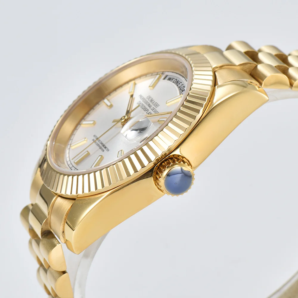 Miyota 8285 orologi con movimento orologi da uomo di lusso orologi in acciaio inossidabile con vetro zaffiro orologi con movimento meccanico automatico