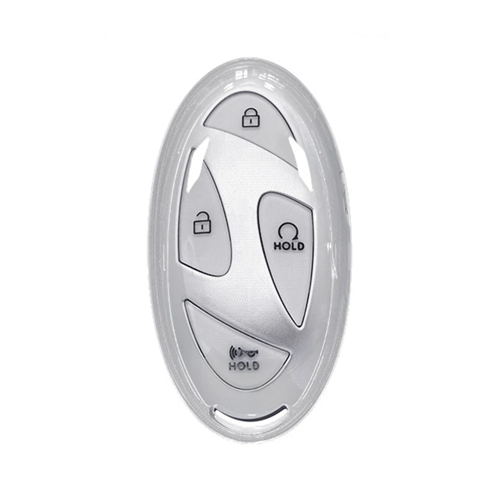 Transparente TPU-Schlüsselanhänger-Abdeckung für Hyundai 2025 2026 Kona N-Line/Elantra SEL/IONIQ 6/9 - Kratzfester Fernbedienungsschutz – Detail 7