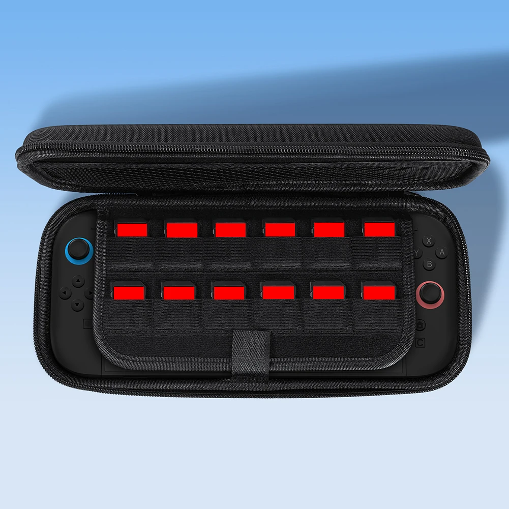 حقيبة حمل صلبة لنينتندو لـ Switch 2 حقيبة تخزين محمولة مقاومة للصدمات حقيبة تنظيم لوحدة التحكم Switch 2 وملحقاتها