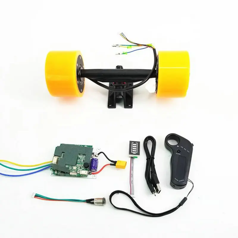 90mm Motor Electric Skateboard Power Axle Assembly Drive Axle 7 inch Power Axle Single Drive Dual Drive Accessories Kit Remote