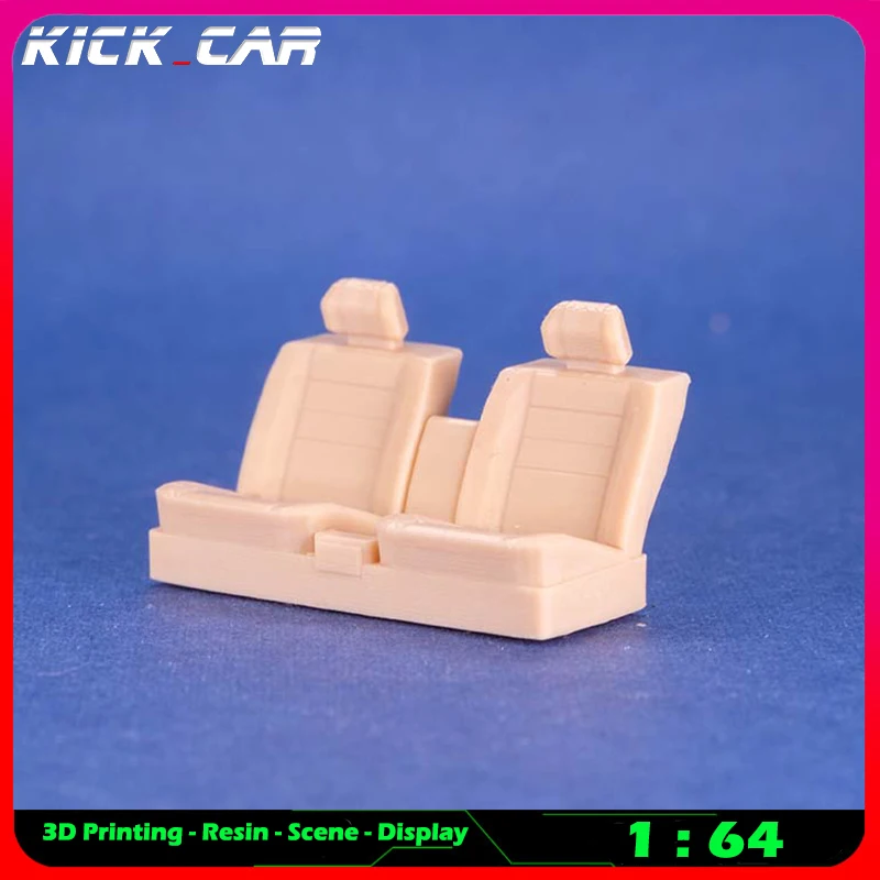 Kickcar 1/64 Racing Seats Model Car Diorama Uncolored Resin Garage Scene Repair Tools Decoration Simulation Scene Toy