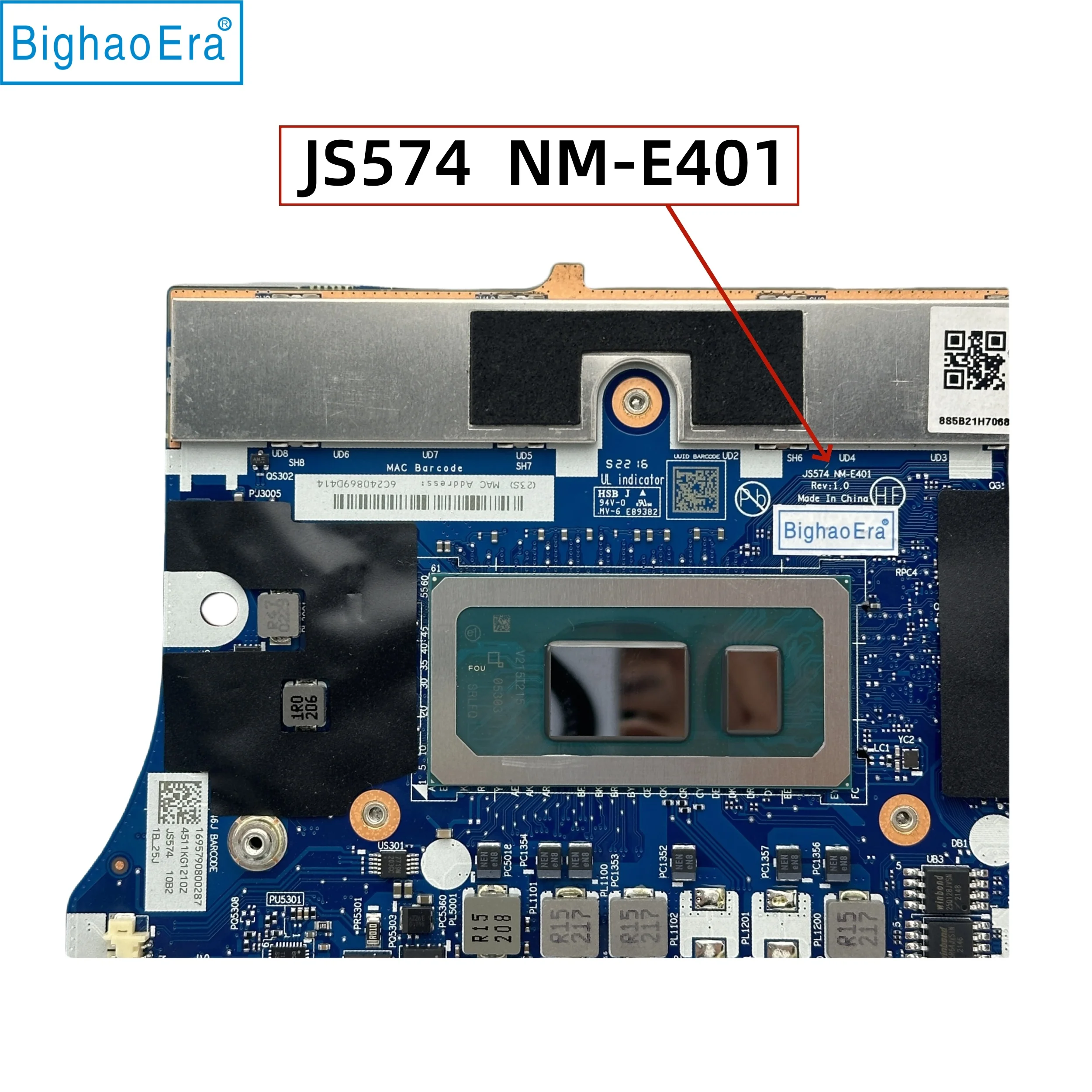 For Lenovo IdeaPad 5 15IAL7 Laptop Motherboard With i5-1235U i7-1255U CPU UMA 8GB/12GB-RAM JS574 NM-E401 5B21H70686 5B21H70694