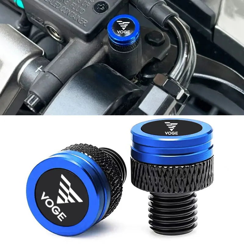 

Motorcycle CNC Rearview Side Mirror Hole Cap Plug Accessories For Loncin Voge Valico 525 DS525X 525DSX DSX 525