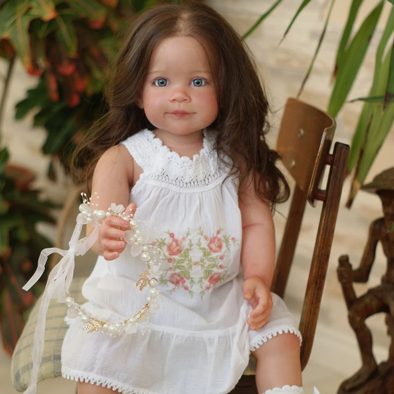 30inch Reborn Doll Kit Ziva Huge Size Toddler Girl Unfinished Unpainted Unassembled for Artists DIY Doll Parts Collectible Doll - view 4