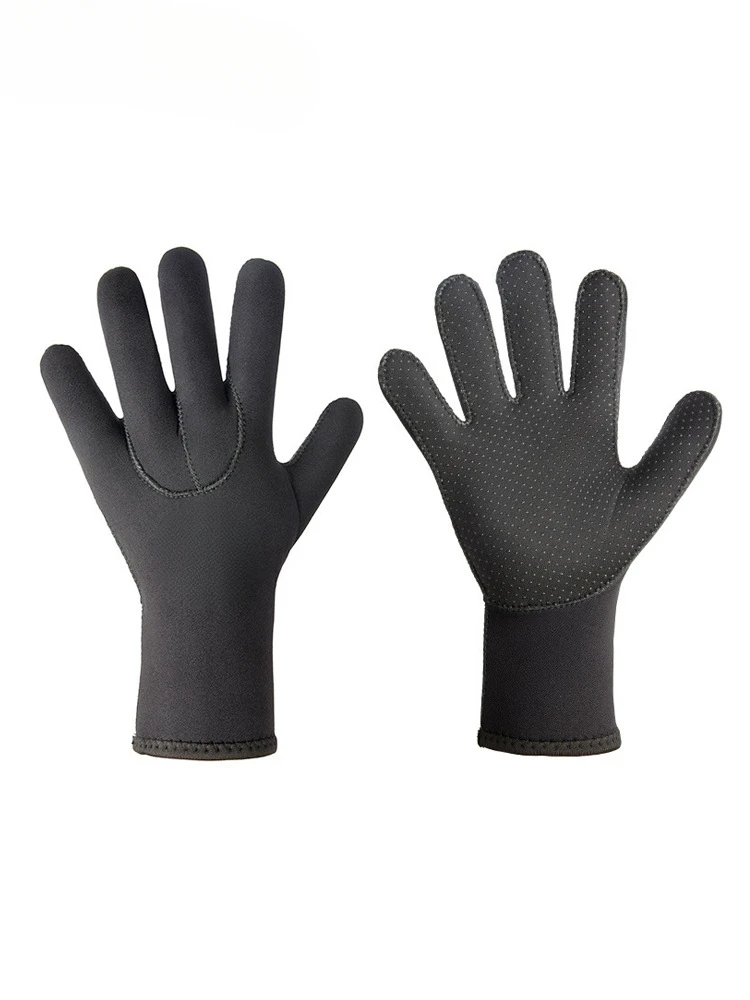 

3MM Diving Mittens Warm Hand Guard Winter Swimming Non-Slip Cold- Stab-Proof Fishing Snorkeling Submersible Equipment