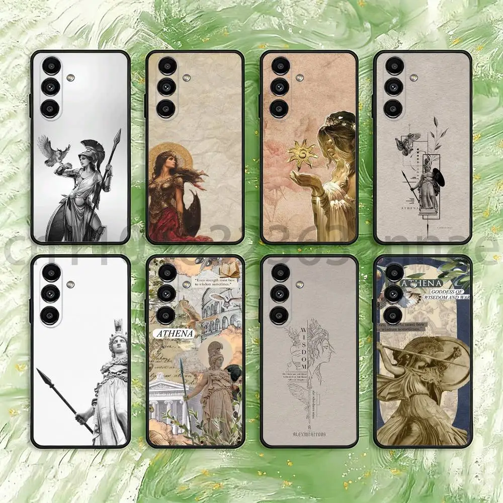 

Abstract Greek Mythology Athena Phone Case For Samsung Galaxy S21 22 23 24 S25 Ultra PlusS20 FE S10 Plus Cover Funda