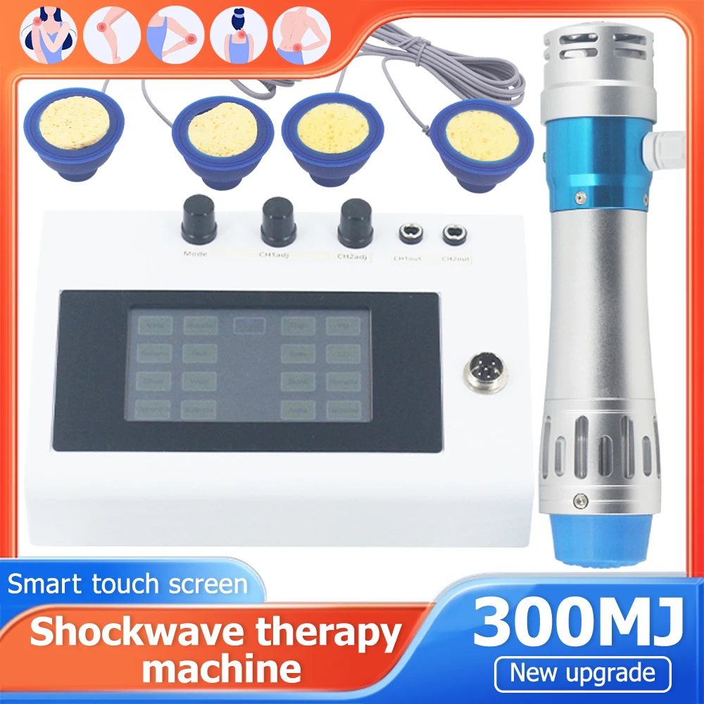 

Hot Sale Shockwave Therapy Machine For ED Massage Tools Pain Removal Body Relaxation Massager 300MJ Portable EMS Shock Wave 2025