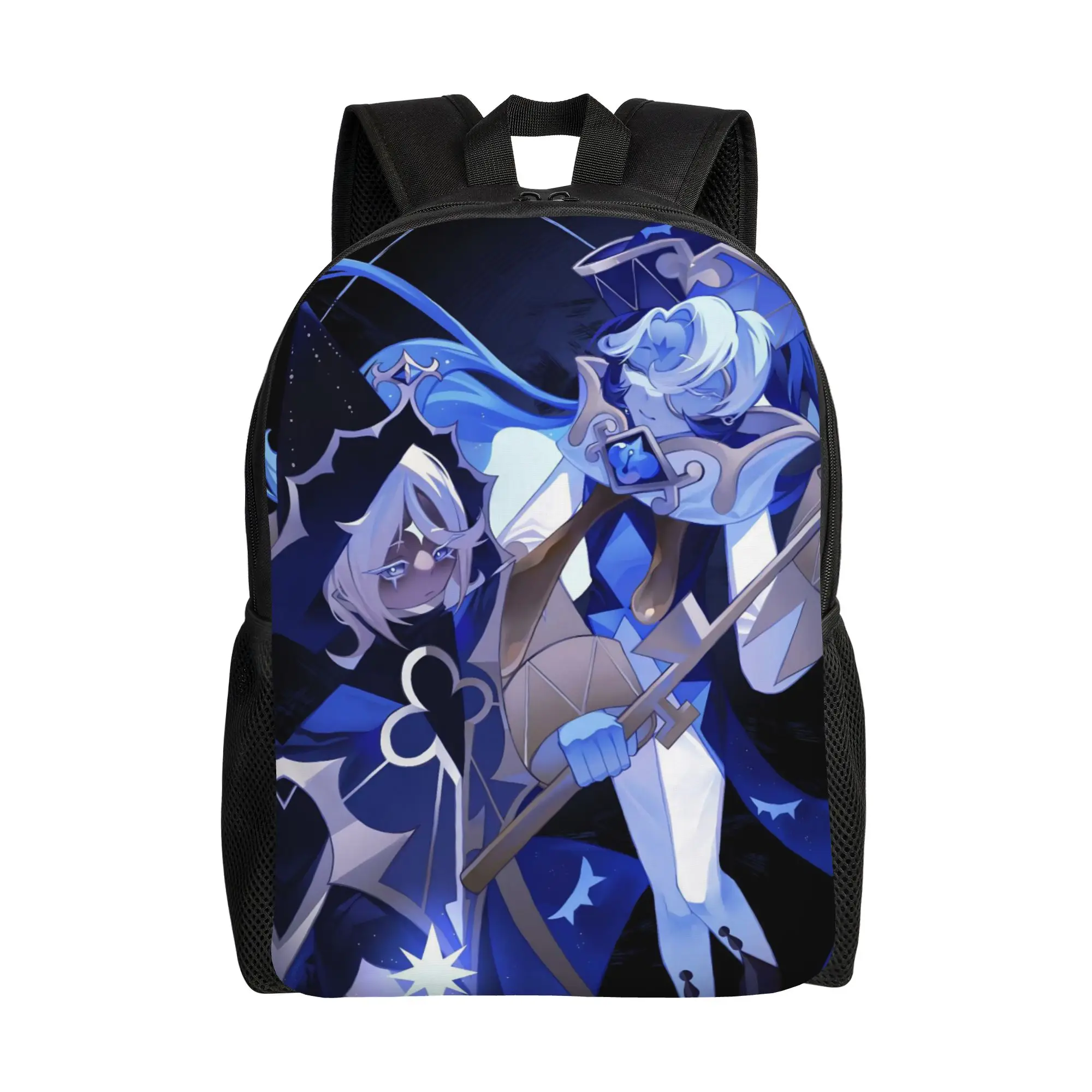 

Рюкзак Shadow Milk Cookie Run Kingdom для подростков, спортивный, студенческий, для походов, путешествий, с мультяшным принтом CRK, игровой, для колледжа, холщовый