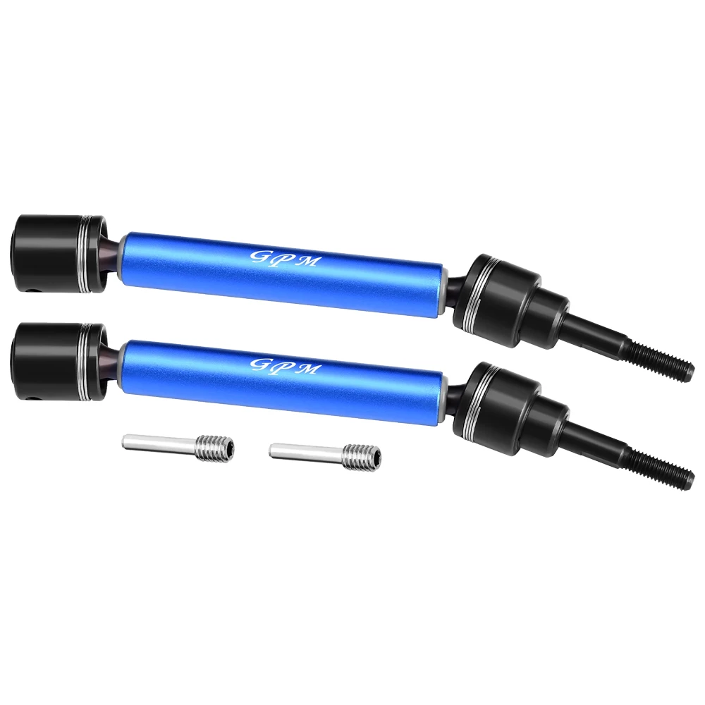 GPM for Traxxas 1/8 MAXX SLASH 6S 102076-4 1/10 MAXX 1.0 89076-4 4S RC Car Metal Alloy Front Rear CVD Drive Shafts 8950X 10250