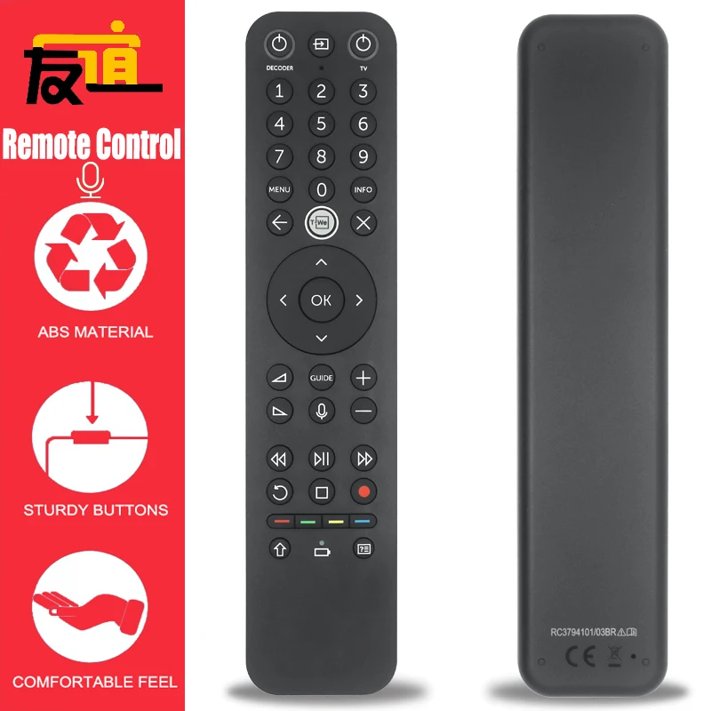 

Original Rechargeable Voice Remote RC3794101/03BR for T-We Box