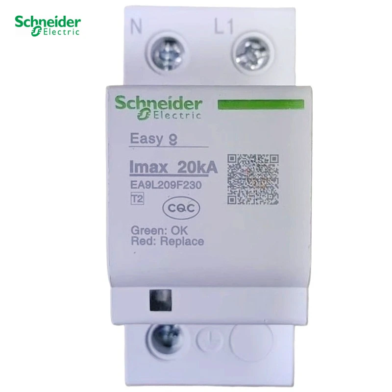 Schneider Wangao EA9L 1P + N 20KA/40KA Fixed Class T2 Surge Protector