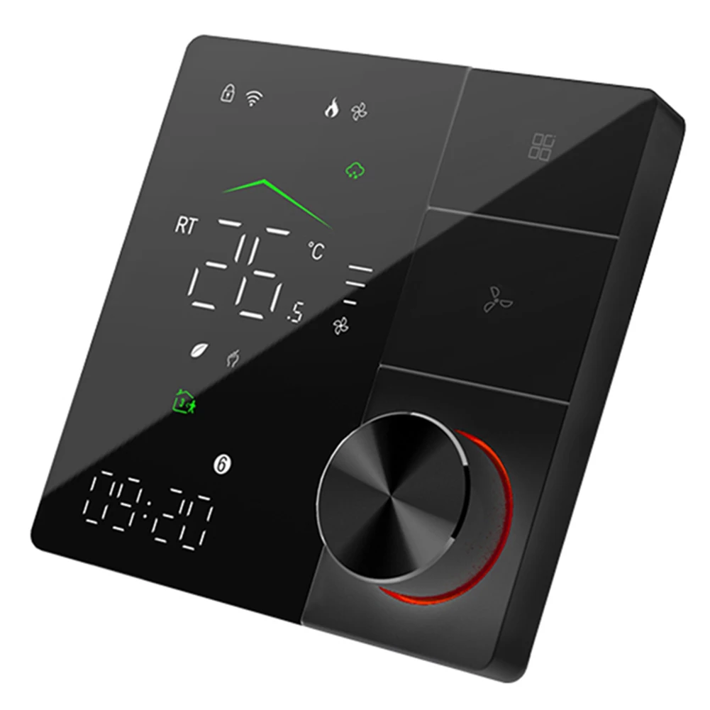 

For Home Use WiFi Thermostat Black White Programmable Temperature Controller Programmable 5 1 1 Mode Standard 86mm Cassettes