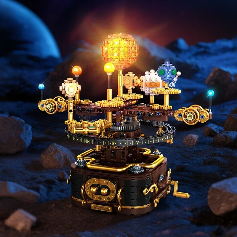 

НОВЫЙ Механический конструктор-планетарий «Солнечная система» — архитектурная STEM-игрушка и детский рождественский подарок