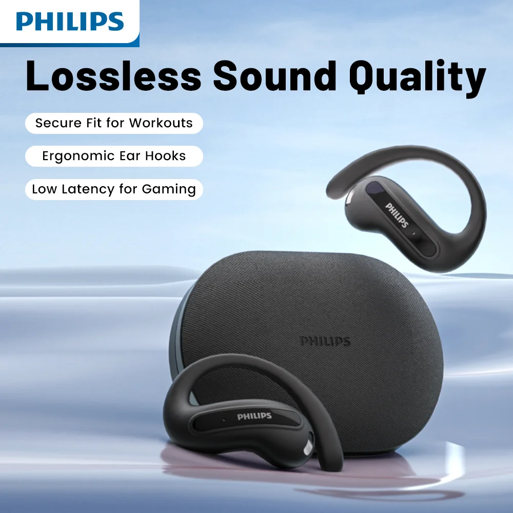 Philips 2025 Neues Modell True Wireless Musik-Headset Gaming-Ohrhörer Kabellose Ohrhörer für Laufen und Sport, Kabellose Kopfhörer mit E