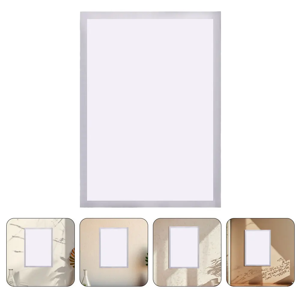 

2Pcs Magnetic Picture Frames Self-Adhesive Magnetic Art Frame Waterproof for Walls Refrigerator Photo Frame DIY Memory Picture