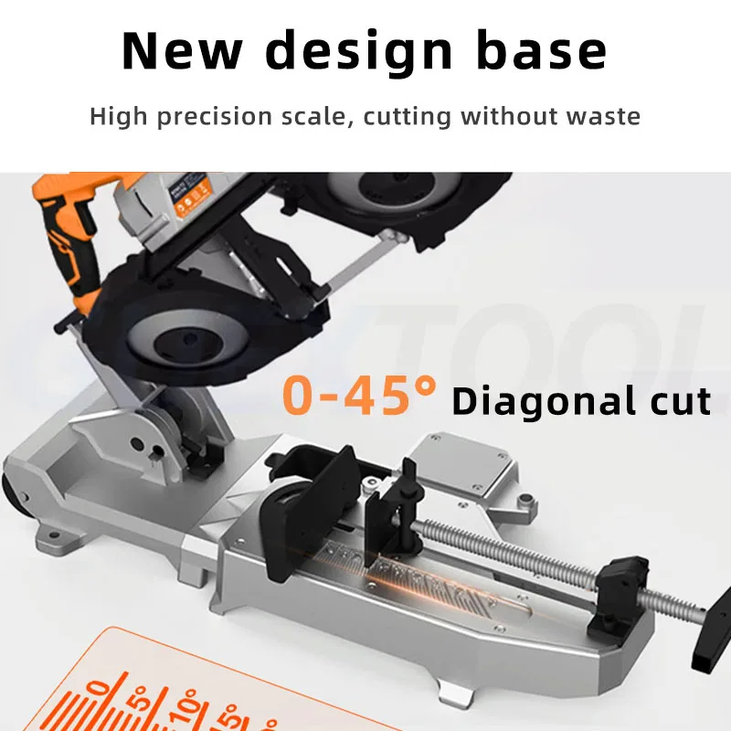 1100W Band Saw Cutting Machine For Small Horizontal Electric Saw Woodworking Cutting Steel Pipe Metal Stainless Steel 220V