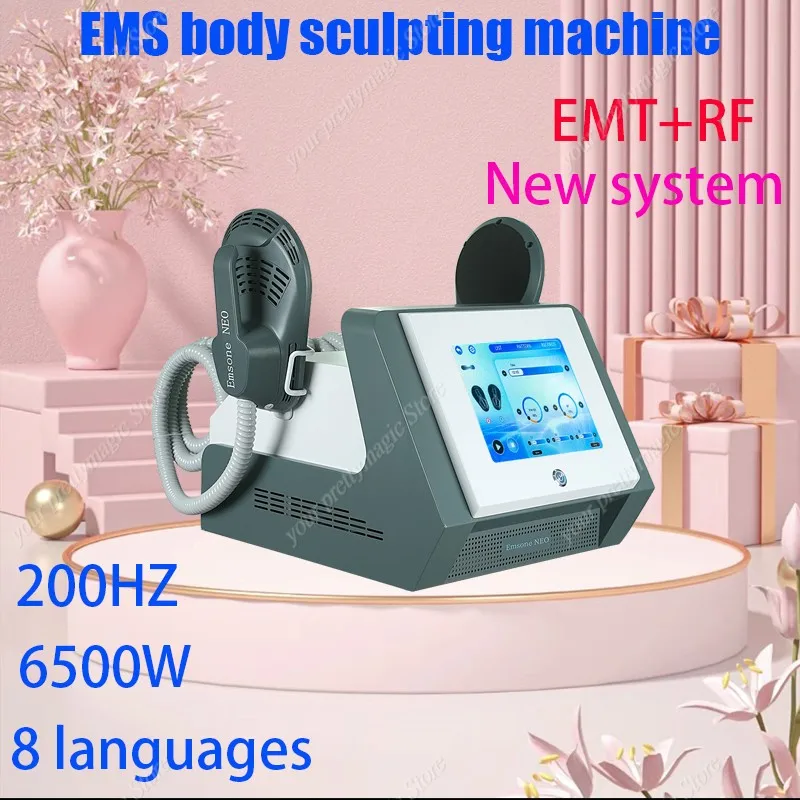 

Emsone NEO Sculpt Machine Portable EMT RF Electromagnetic Fat Removal Slimming Muscle Stimulation Body Weight Lose 2025