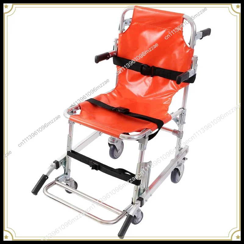 Stair Stretcher Aluminum Alloy Stair Stretcher Rescue Folding Up and Down Stairs Chair