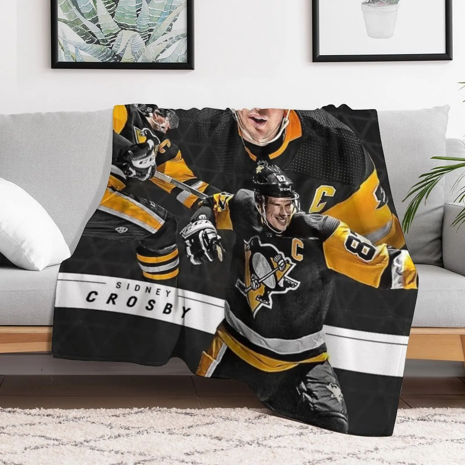 Sidney Crosby Throw Blanket Thin Picnic Blankets