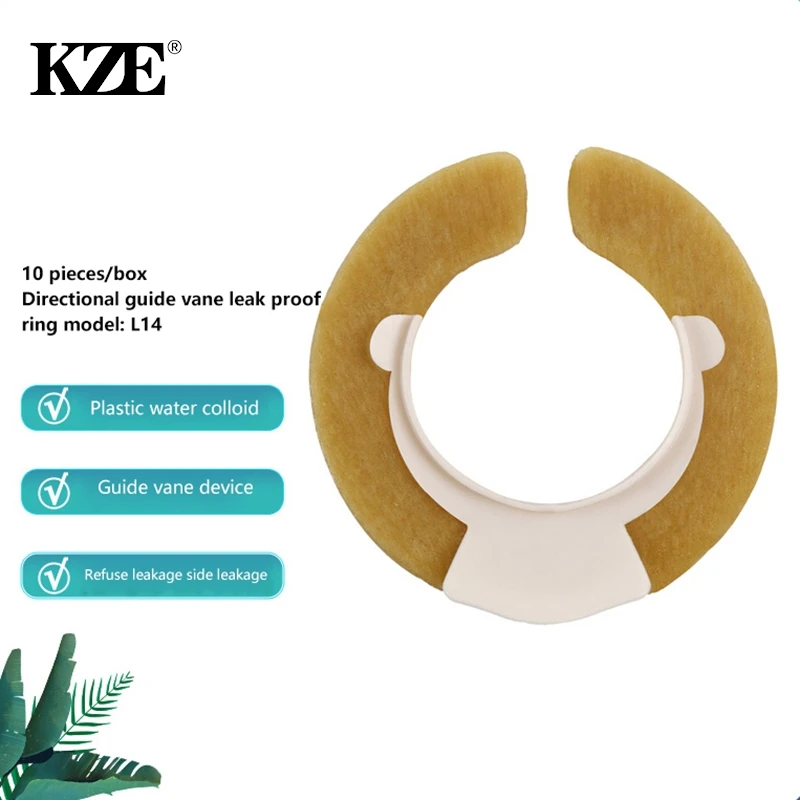 10Pcs Ostomy Paste Ring Baseplates Stoma Care Leak-Proof Ring For Ostomy Bag Stretch Shaping To Prevent Leakage Protect