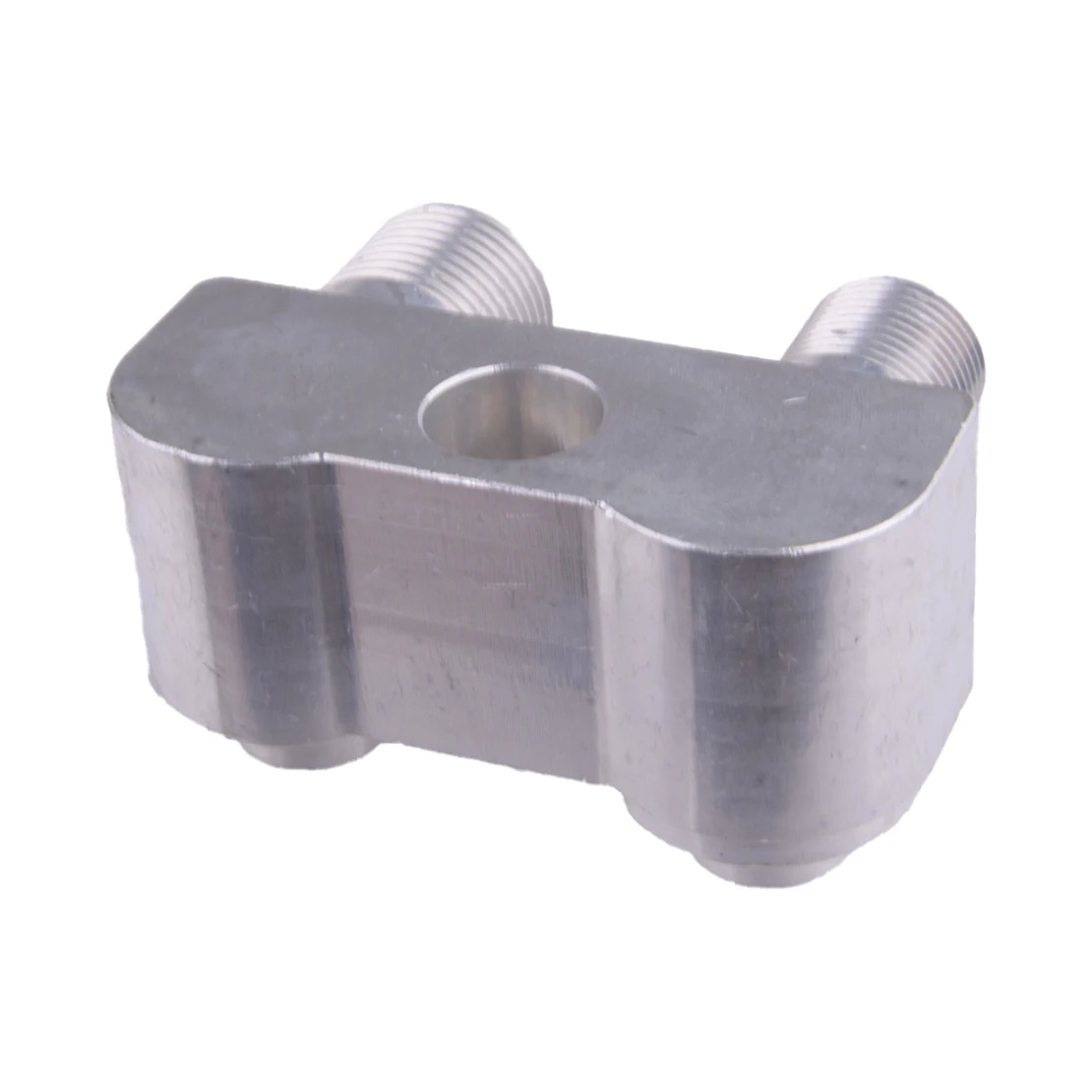 Silver Adapter Fitting CNC Machined 6061-T6 Billet Aluminum fit for LSX LS1 Swap New AC Compressor