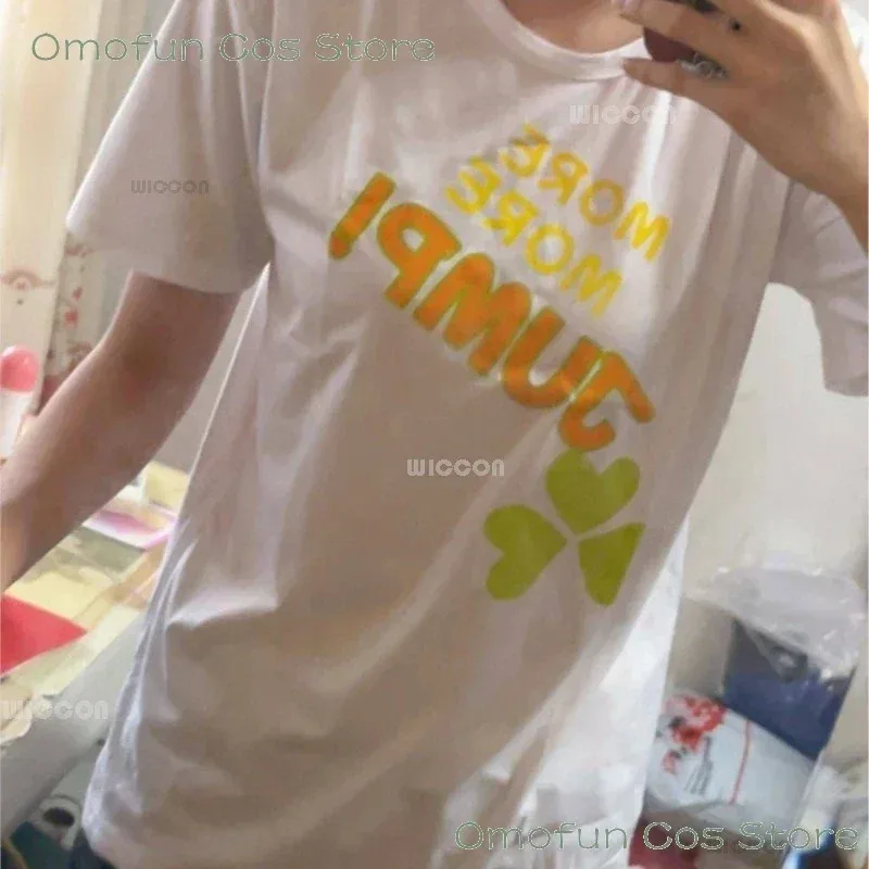 QQ 123 مشروع Sekai تأثيري MMJ المزيد القفز Kiritani Haruka hanasato Minori Momoi Airi hinomori Shizuku المشجعين دعوة زي تي شيرت