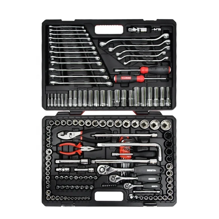 

DIN CR-V 150pcs Wrench Bits Socket Screwdriver Plier Hand Tool Kit Set for Auto Repair