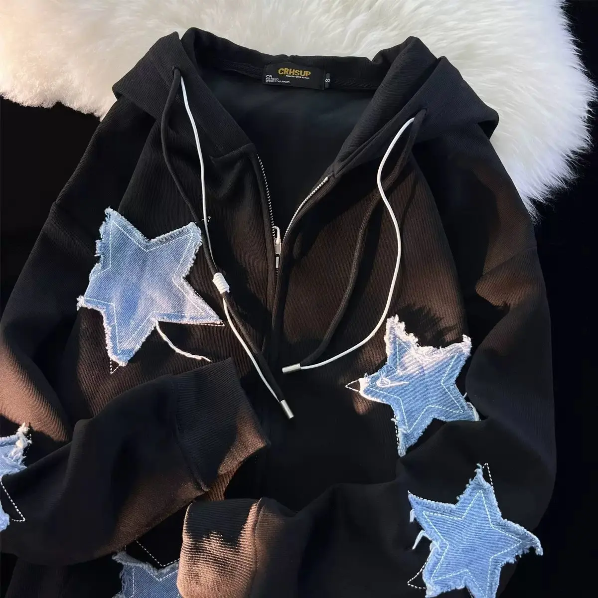 

Large Size Hoodie Sweatirt for Men Casual Loose Fit Couple's Faionable Youthful Trendy Outerwear Autumn Seasonal Wear