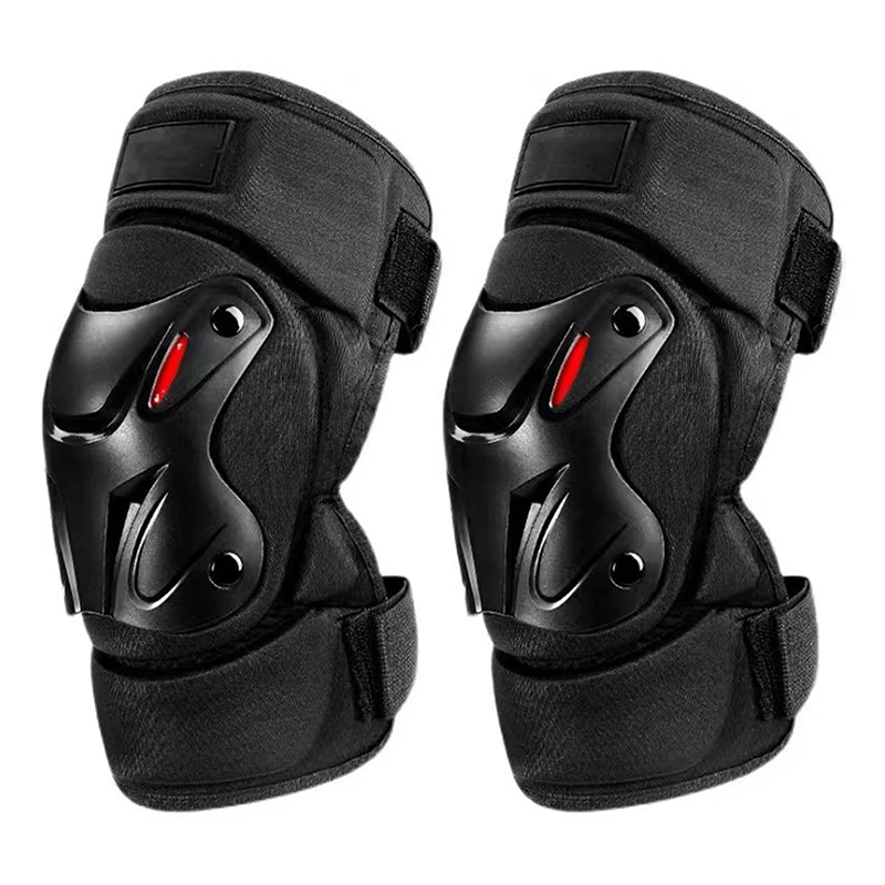 Motorcycle Men Protection Kneepad Guard Protective Anti-fall Off Road Breathable Protector Gear Windproof Racing Knee Pad Set