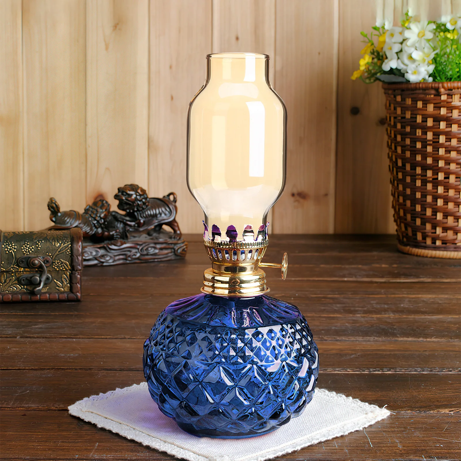 

Ретро стеклянный абажур, термостойкая масляная лампа, замена дымохода, винтажный магазин, использование бездымной яркости