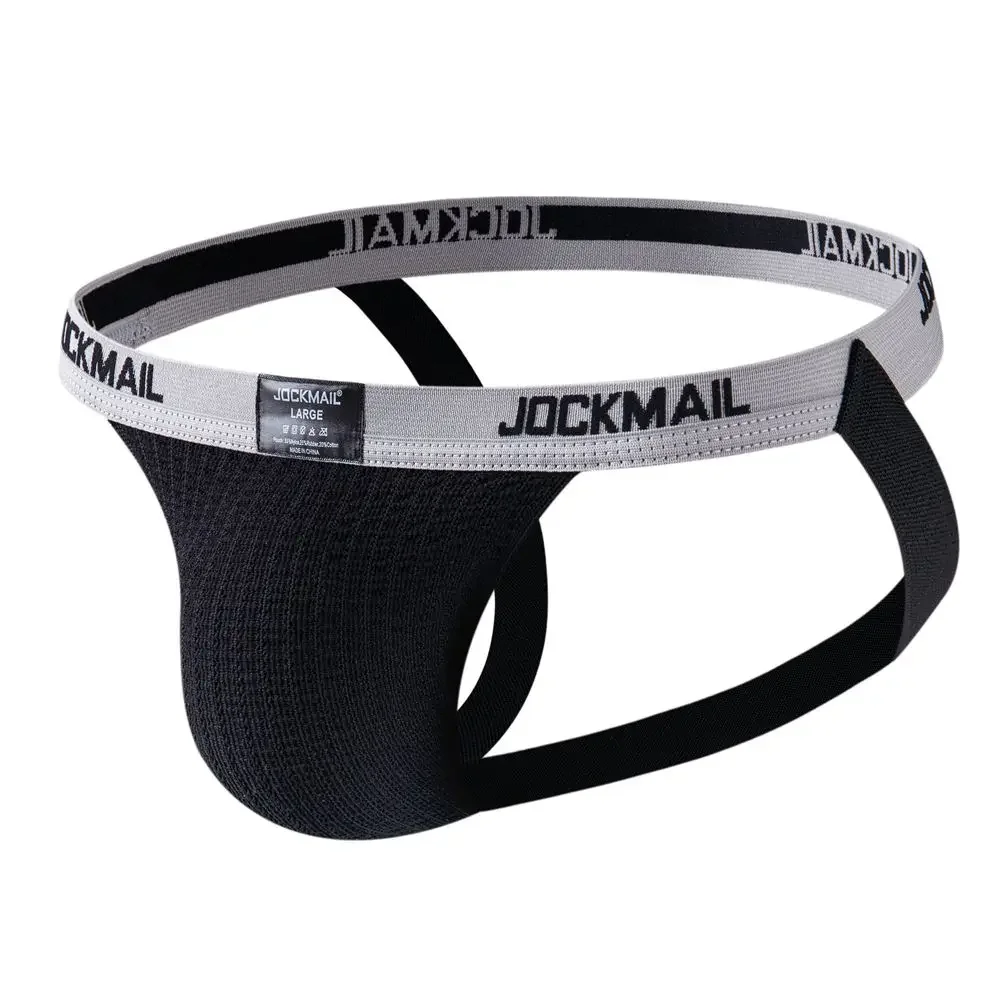 JOCKMAIL-Homens eróticos Penis Pouch Cuecas, Roupa Interior Sexy, Jockstrap, G String, Sissy Tangas, Malha Lingerie, T-back, Gay