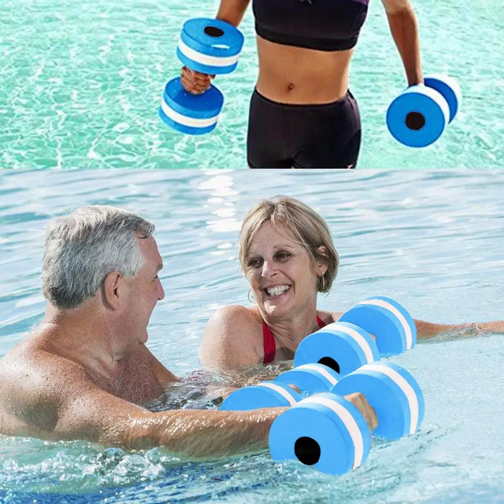 Eva Water Dumbbell Buoyancy Dumbbell High Density Eva Foam Water Dumbbell for Pool Aerobics Men Women for Weight for Effective