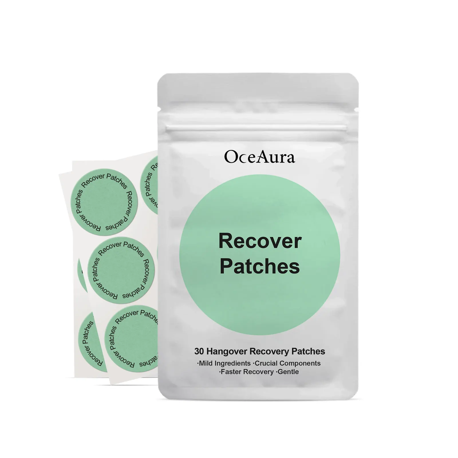 GLP-1 Body Care Patch Fat Burning Patch Appetite Control Hangover Relief Recovery Concentration Focus Patch Body Sculpting Patch view 2
