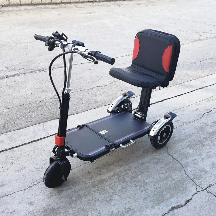 Mini scooters eléctricos plegables para personas de mediana edad y ancianos, sillas de ruedas eléctricas pequeñas para personas con discapacidad, eléctrico