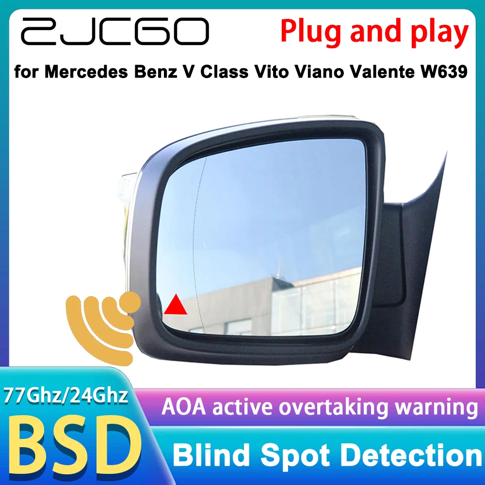 for Mercedes Benz V Class Vito Viano Valente W639 2003-2014 OEM Active Blind Spot Assist Detection Monitoring BSA System 77GHz