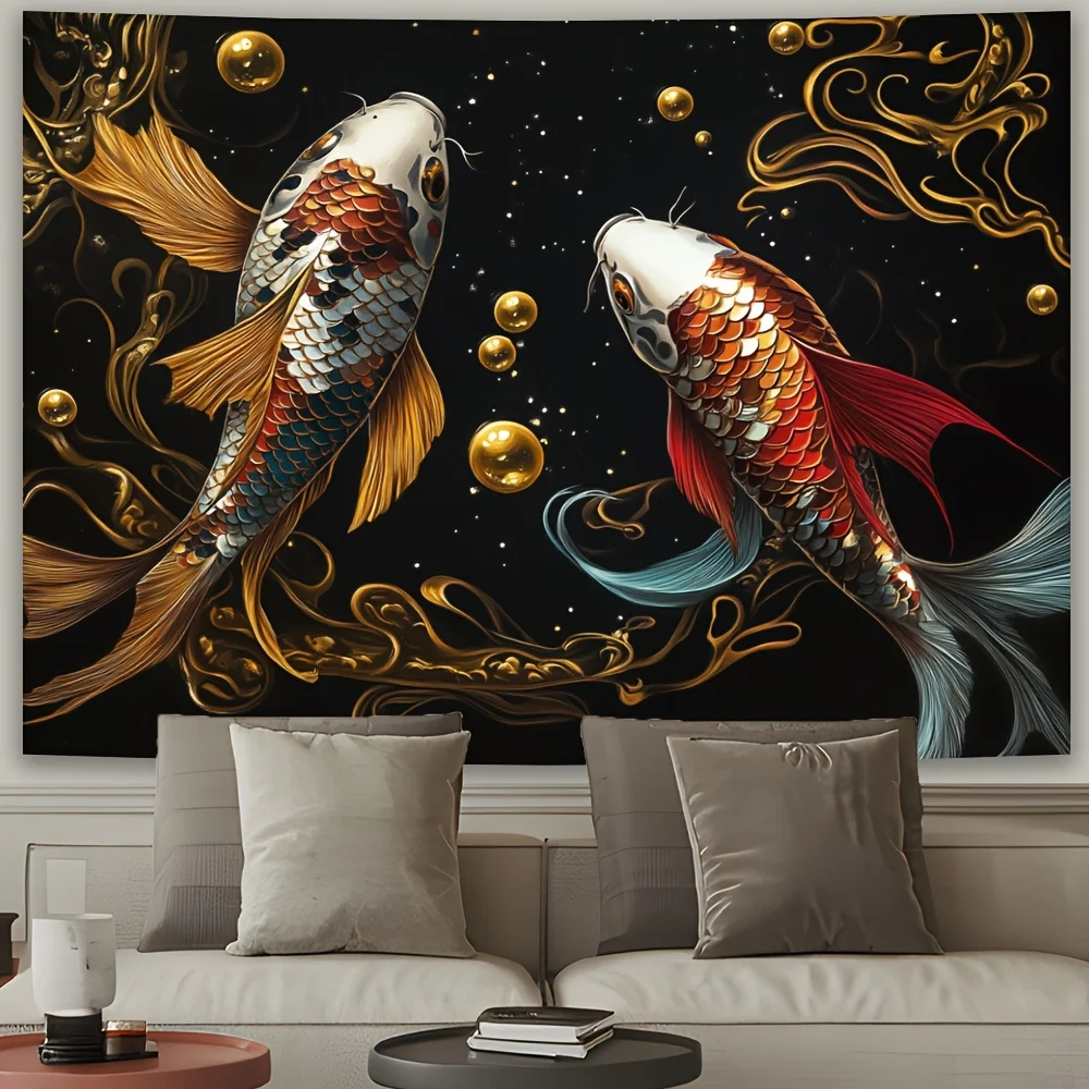 1Pc Two Gold Scales… - image