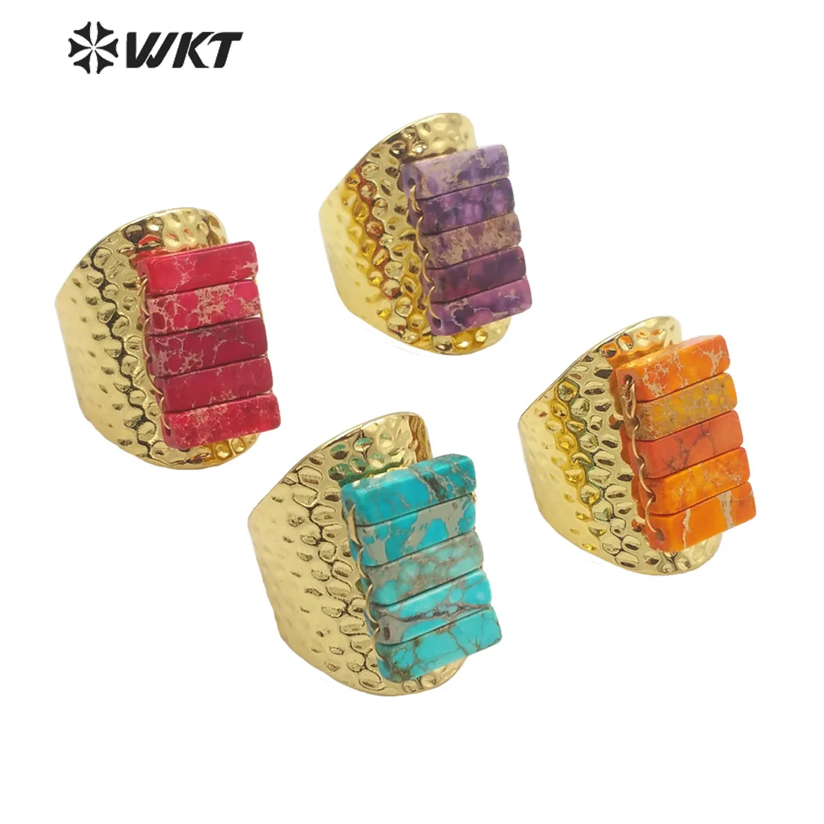 

WT-R424 WKT 2022 fashionable natural stone high-quality Rings fashion style wedding party lady gift accessory jewelry new ring