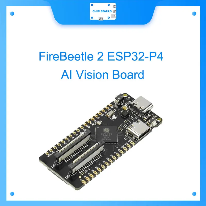 

FireBeetle 2 ESP32-P4 AI Vision Board – 360MHz RISC-V with MIPI CSI/DSI and Wi-Fi 6