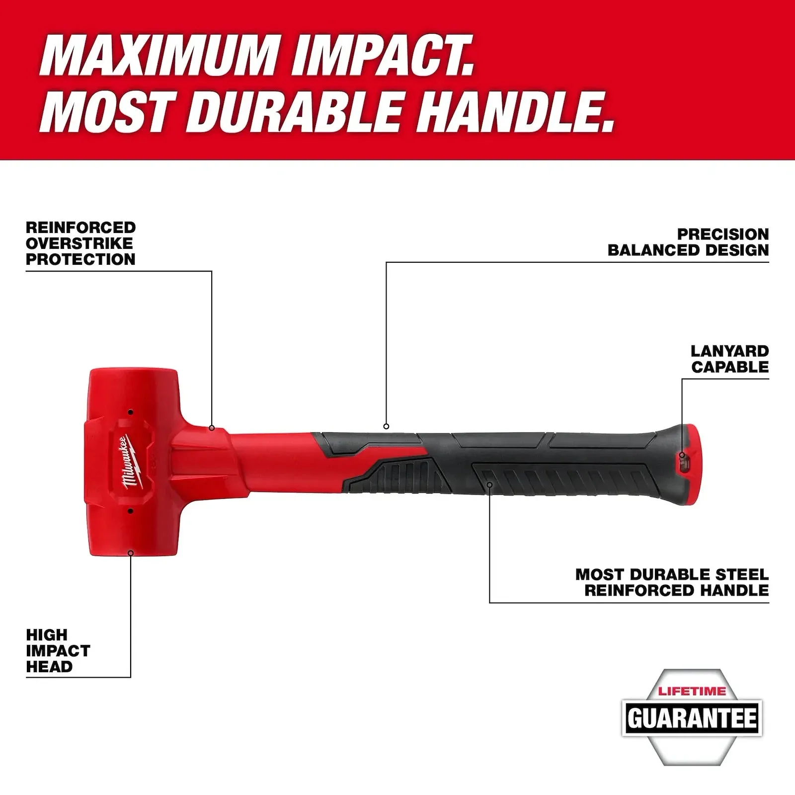 Milwaukee Electric Tool Corporation 48-22-9151/4932492351 Rubber Mallet