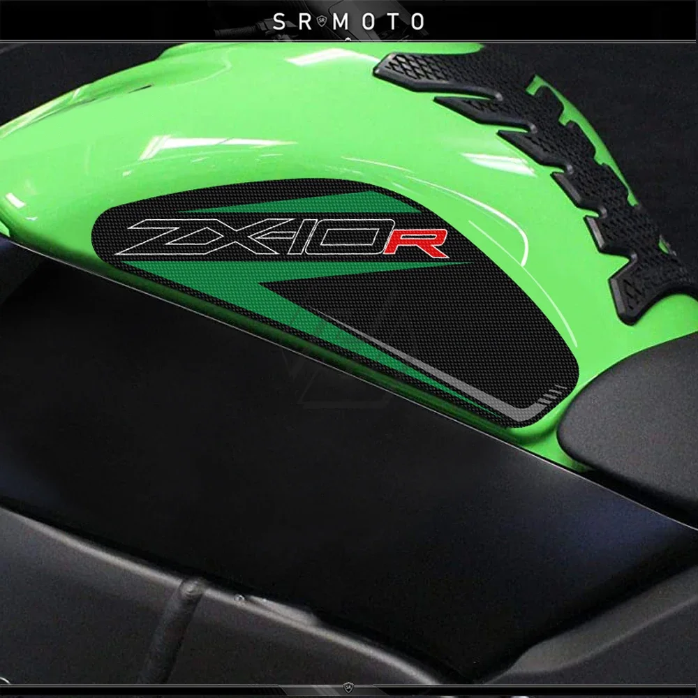 

For Kawasaki ZX-10R ZX10R 2011-2022 Motorcycle Side Tank Pad Protection Knee Grip Anti-slip