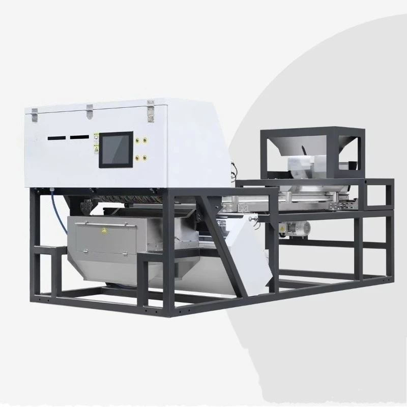 NEW Multi-function Belt Type Color Sorter for Cashew Nuts,Garlic,Chilli,Walnut,Hazel Nuts Sorting Separating Machine