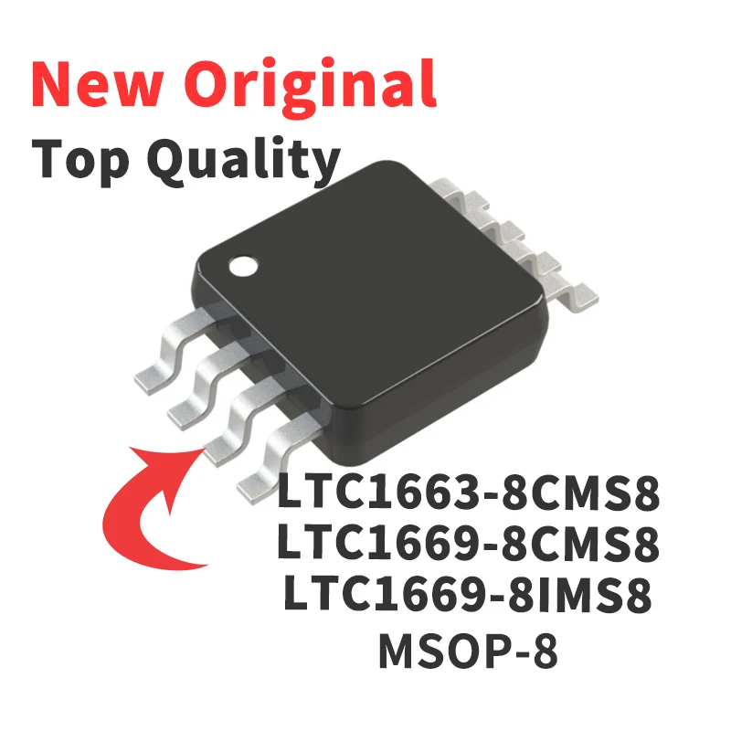 1 PCS LTC1663-8CMS8 LTC1669-8CMS8 LTC1669-8IMS8 LTC1669IMS8 MSOP-8 New Original Chip IC