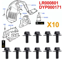 10x For Range Rover L322 Freelander 2 LR2 Engine Cover Undertray Front Splash Shield Guard Bumper Fender Liner Bolts Screws